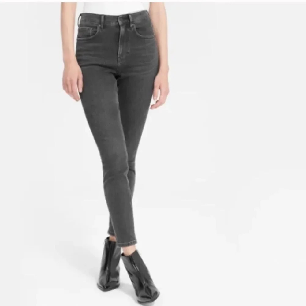 Everlane Gray Mid Rise Skinny Jeans